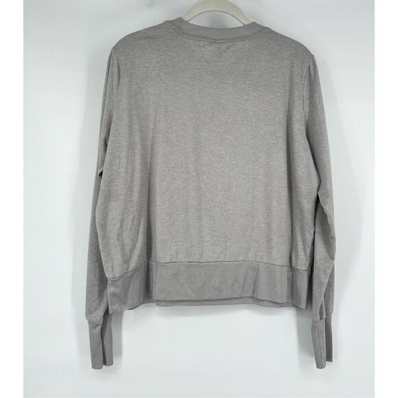 Vuori Long Sleeve Halo Crew Dream Knit Pale Grey Heather Size Large Long Sleeve - Picture 4 of 10